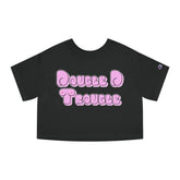 Double D Trouble - Women's Crop Top - Witty Twisters Fashions